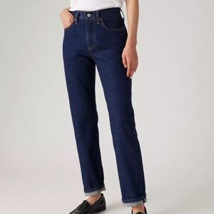 Levi's 501® Original Fit Selvedge Denim Jeans Dark Wash Size 27